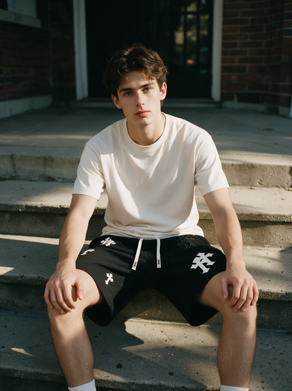 Unashamed Cross Shorts worn - Unashamed Faith campaign
