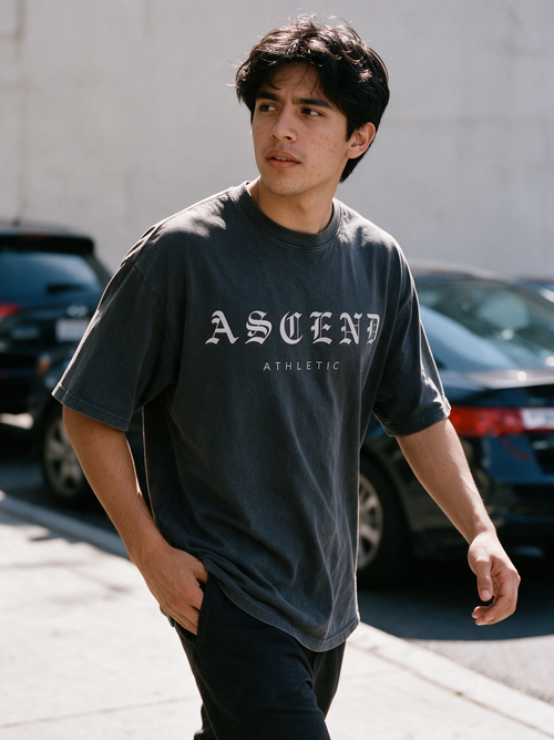 Ascend Athletic tee worn